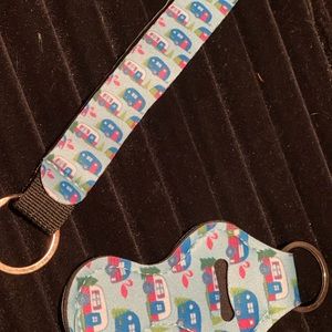 Key and Chapstick holders with campers very cute